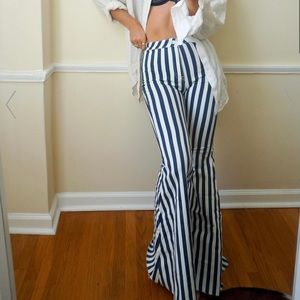 Free People Just Float On Flare Jeans